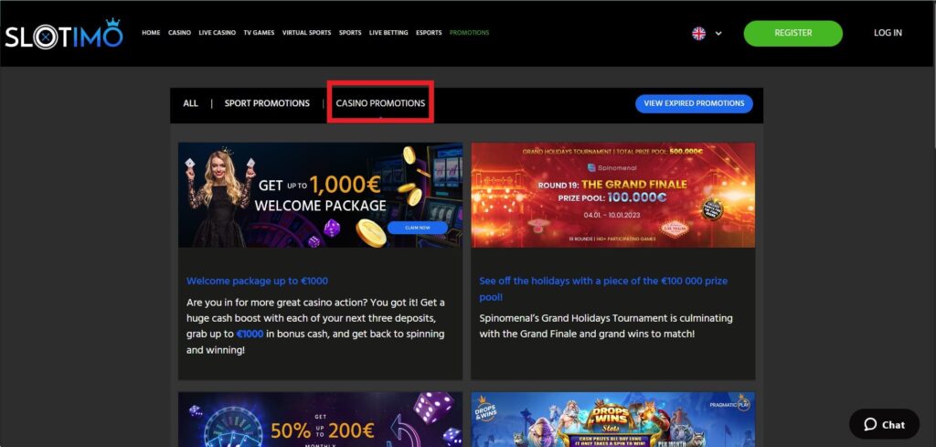 Slotimo Casino Review - Bonuses + Casino Games