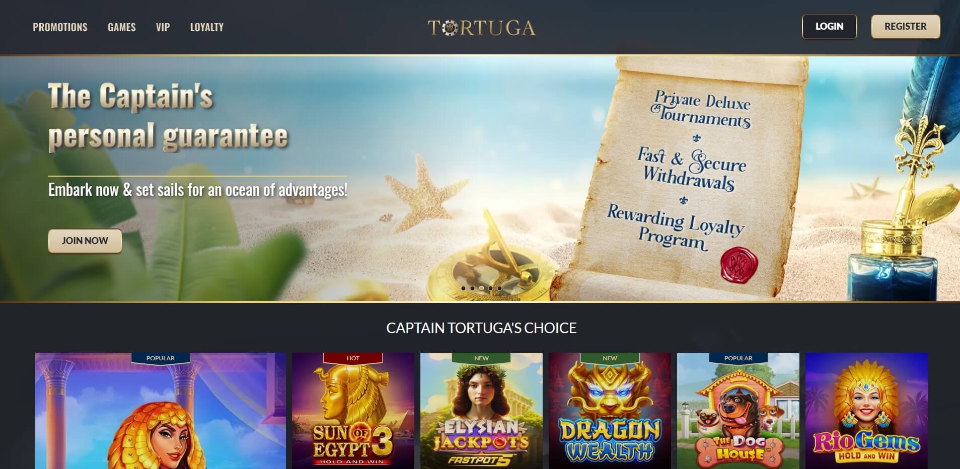 Tortuga Casino Review - Safe or Scam?