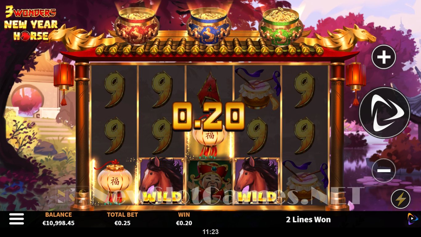 3 Wonders New Year Horse Slot Review & Demo by Yggdrasil - Play Free Online