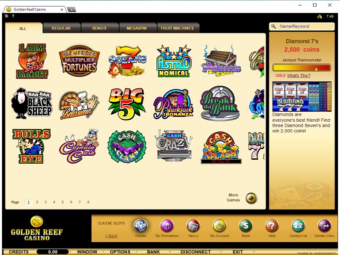 Golden Reef Casino Online Casino Review