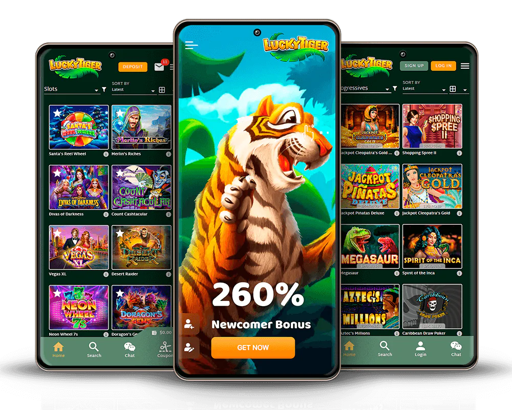 Get the Lucky Tiger Casino App : Enjoy Mobile Gaming