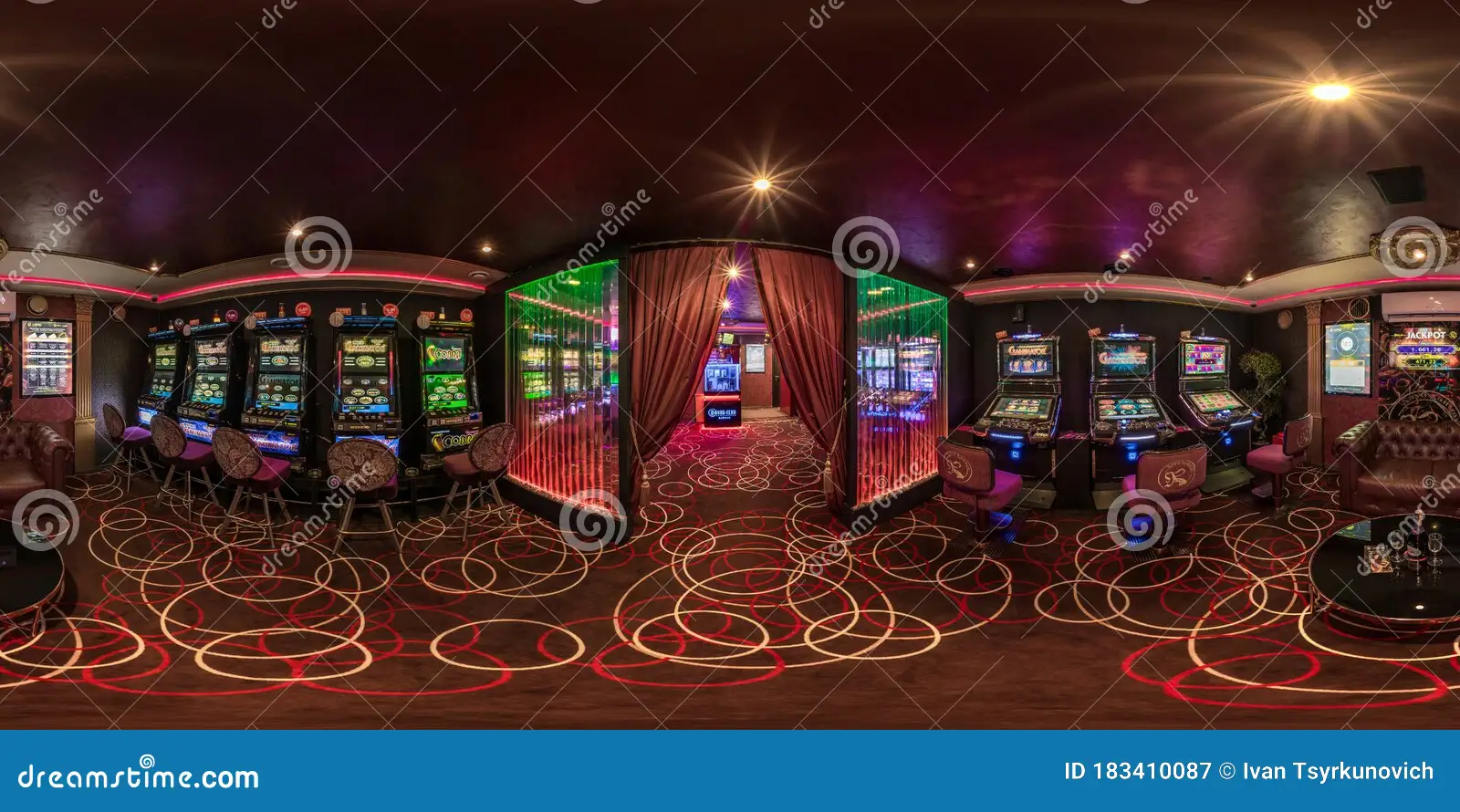 LAS VEGAS, USA - MAY, 2017: Full Seamless Hdri Panorama 360 Degrees ...