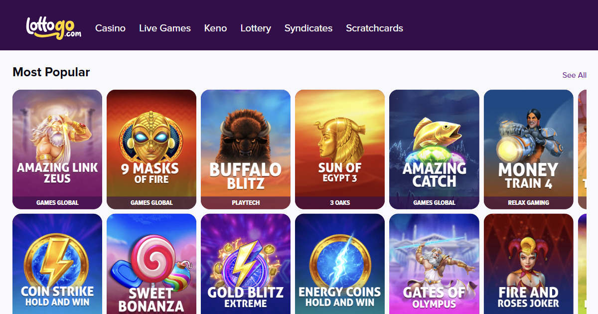 LottoGo Casino Review - 5 things to know before playing