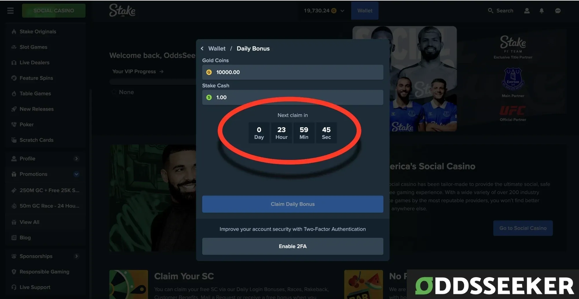 Stake.us Review | $390 FREE Stake Cash w/ Code ODDSSEEKER