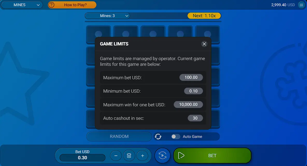 Mines Game Demo to Play for Free and Practice for Real Money Wins