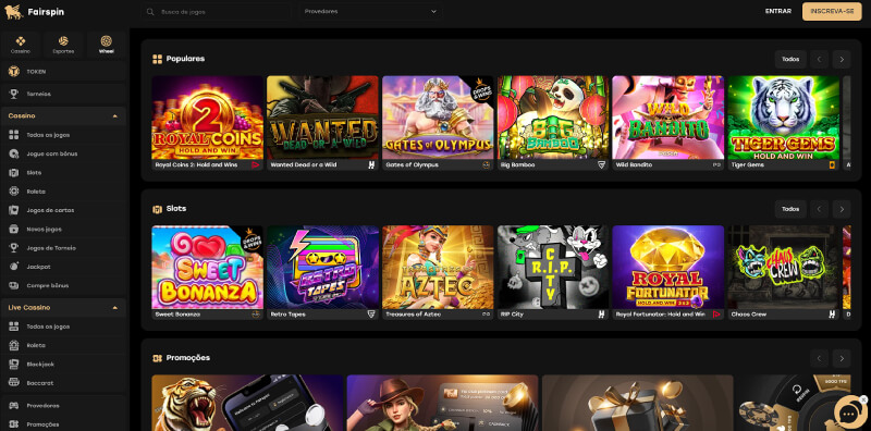 Fairspin Casino Online: 100% até 100.000€ + FS [Análise 2024]