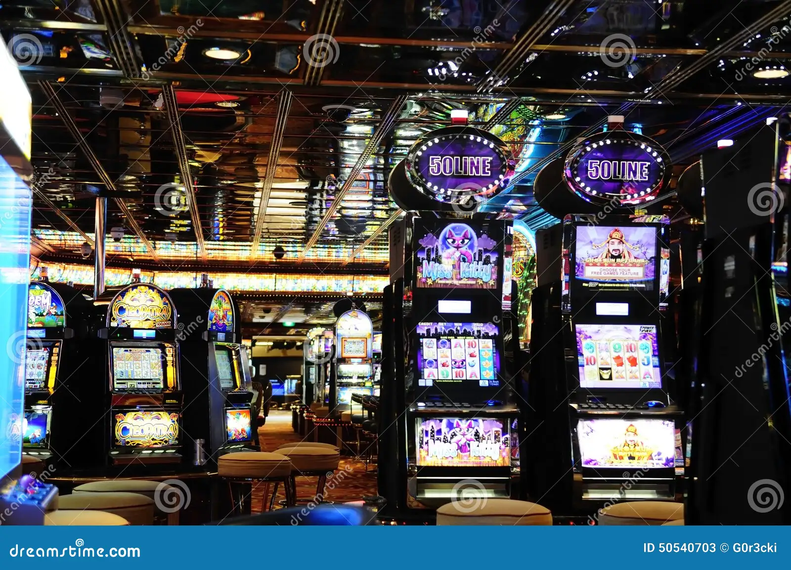 Slot Machines - Casino Room - Cash Games Editorial Stock Photo - Image ...