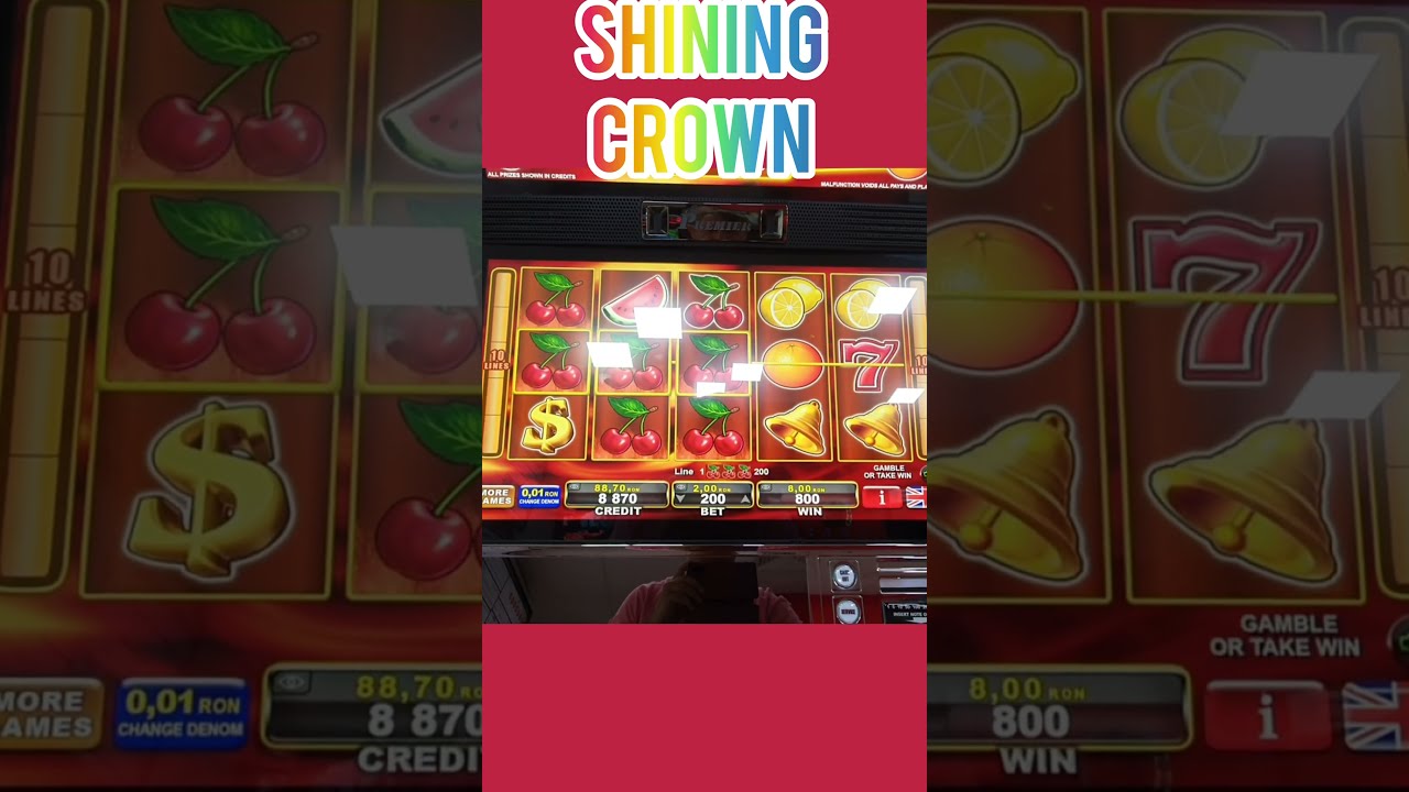SHINING CROWN SLOT MACHINE PĂCĂNELE - YouTube