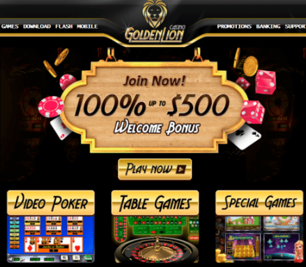 Golden Lion Casino Reviews - Big Wager Casino