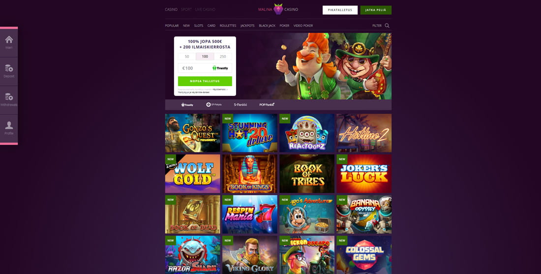 Malina Casino: Petosta vai Ei? +++ Arvostelumme 2025