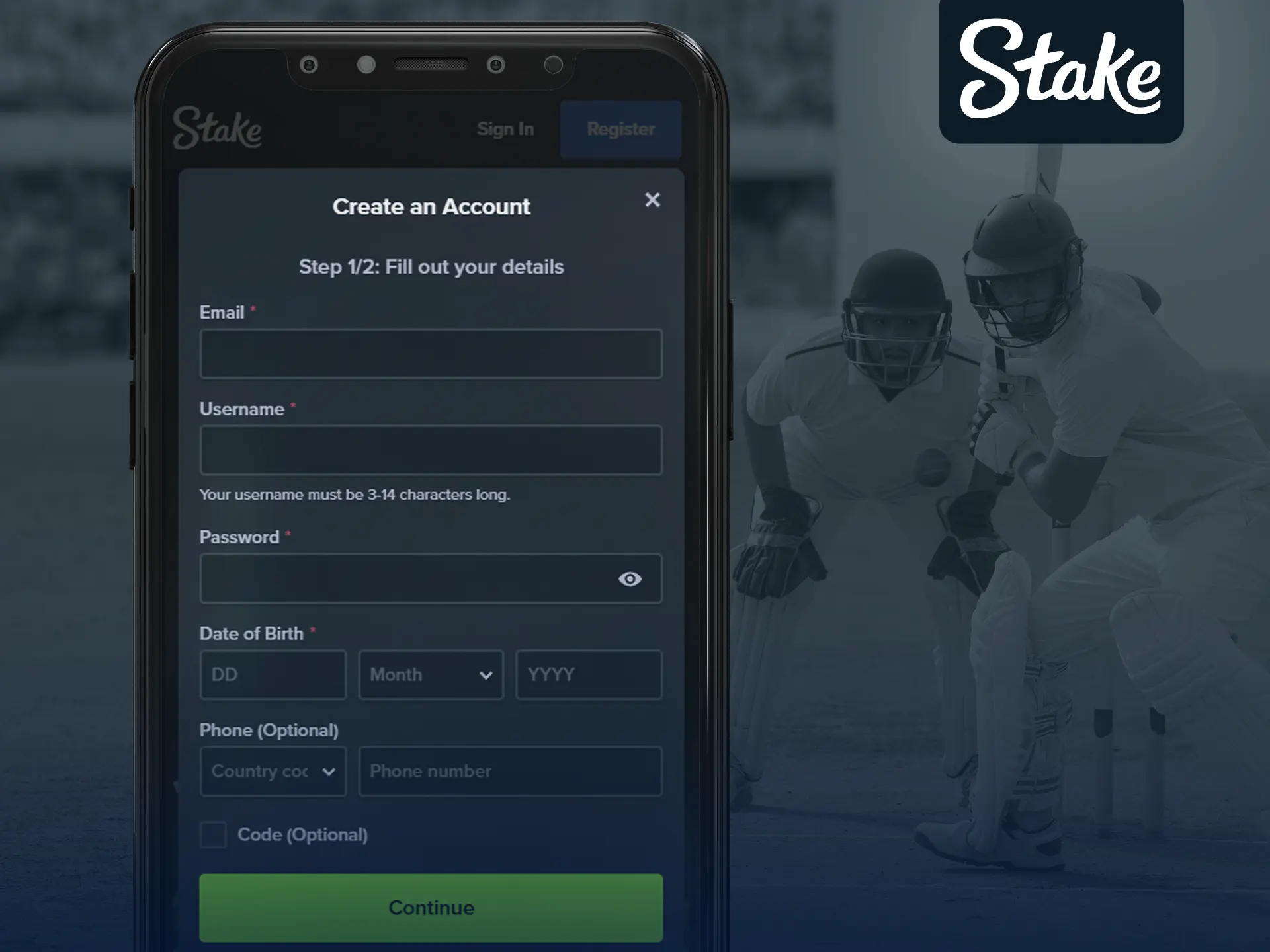 Stake Login 🎖️ Log in or Register
