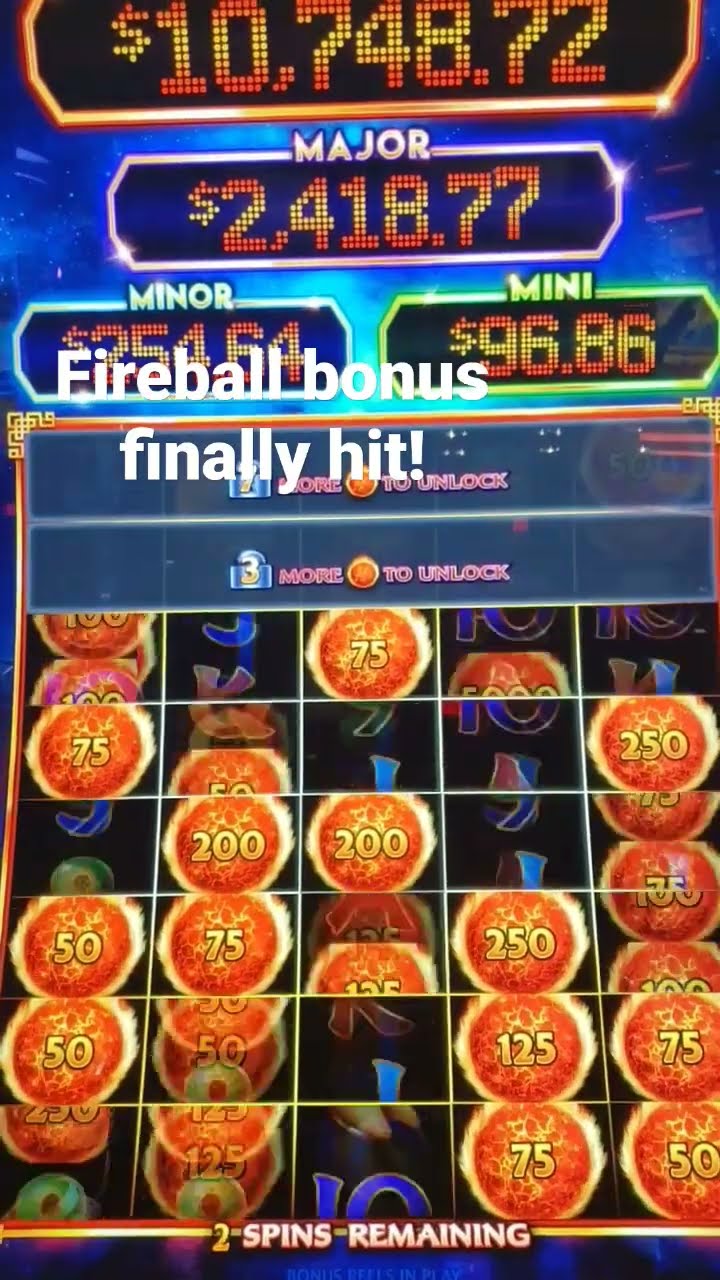 Fireball bonus finally hit! #casino #thecasino #slotmachine #jackpot # ...