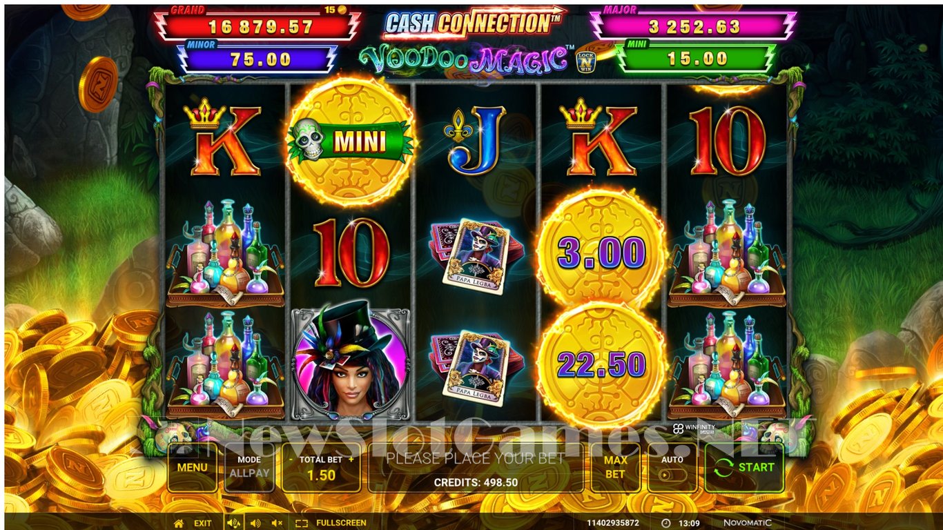 Voodoo Magic Cash Connection Slot Review & Demo by Greentube - Play ...