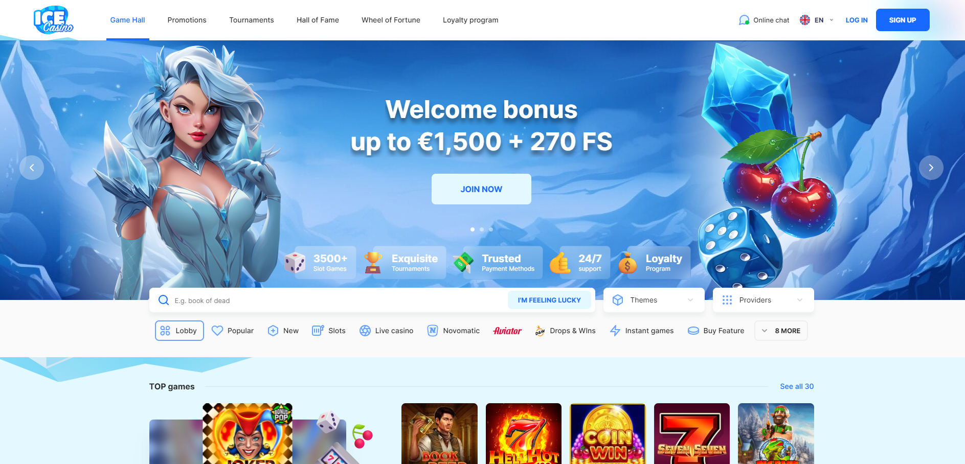 Ice Casino im Test: Eine umfassende Analyse für deutsche Spieler