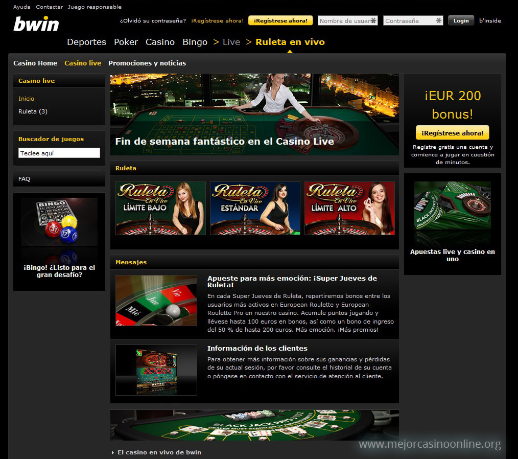 Bwin casino bonus - la oferta actual en detalles