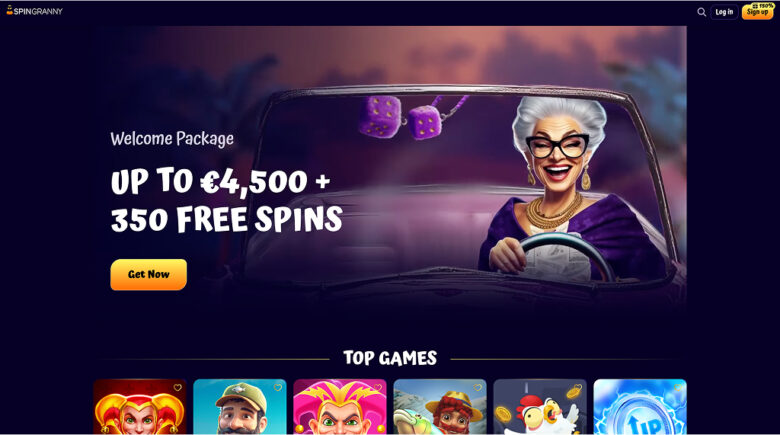 SpinGranny Casino - Seize €4,500 Ladder Bonus and Free Plays