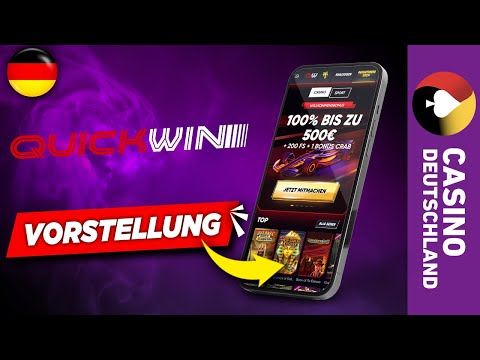 Spielen Sie im lizenzierten Online-Casino Quickwin in Deutschland