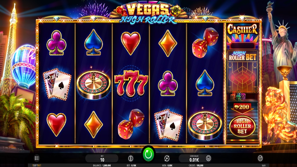 Vegas High Roller Slot > Review and Free Play Demo