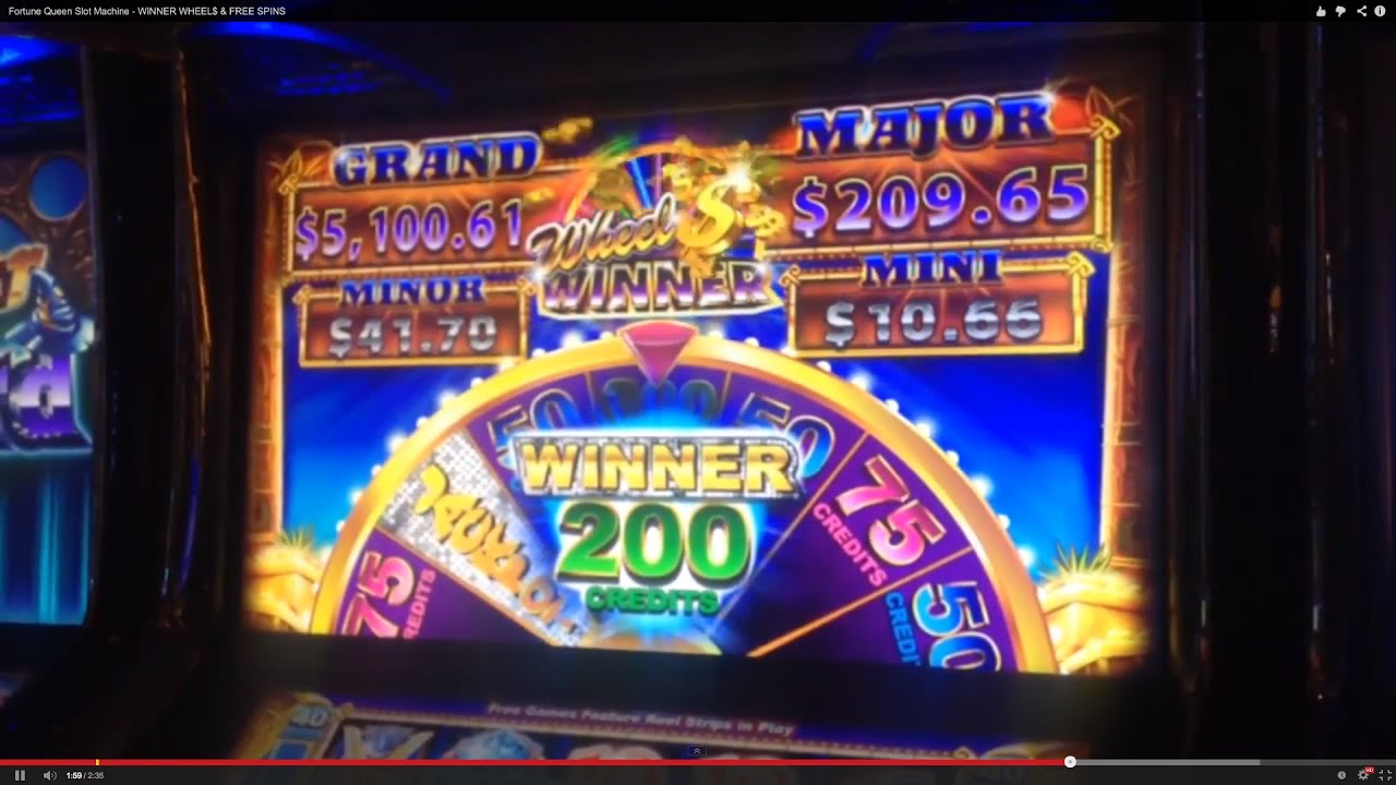 Fortune Queen Slot Machine - WINNER WHEEL$ & FREE SPINS - YouTube