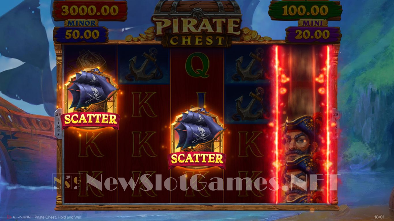 Pirate Chest Hold and Win (Playson) Slot Review & Demo Game