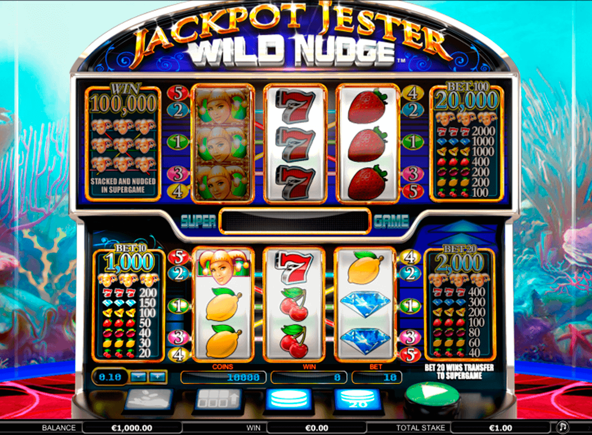 Jackpot Jester Wild Nudge Gokkast | Gratis Gokkasten van NextGen Gaming