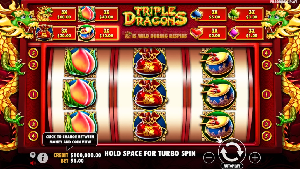 Triple Dragons Slot > Review and Free Play Demo