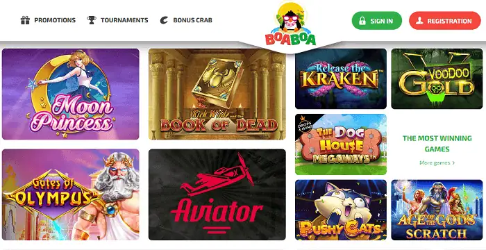 BoaBoa Casino Review - free spins, bonuses, promotion