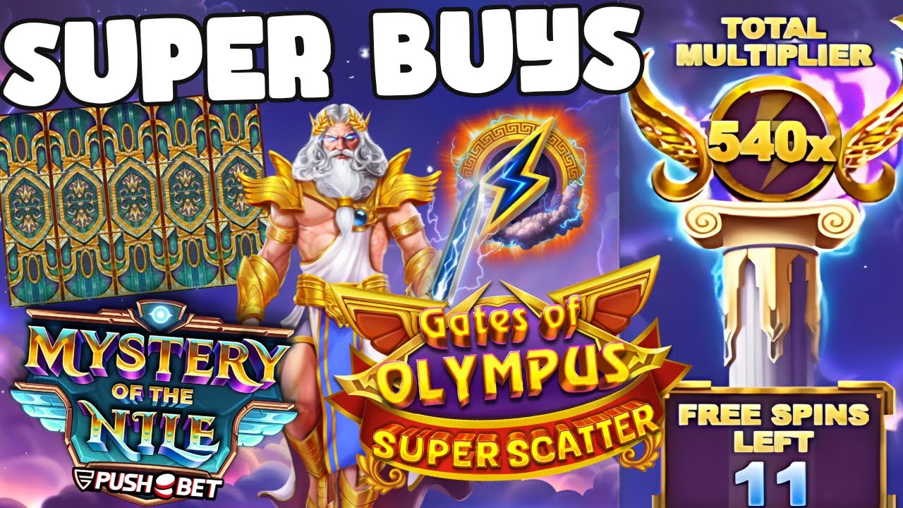 SUPER BONUS BUY SESSION - HUGE MULTIPLIER ON GATES OF OLYMPUS SUPER ...