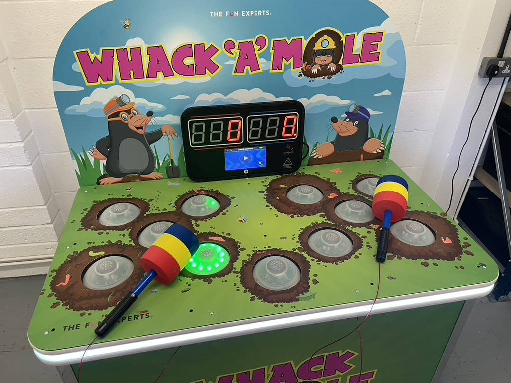 Interactive Digital Whack A Mole Game