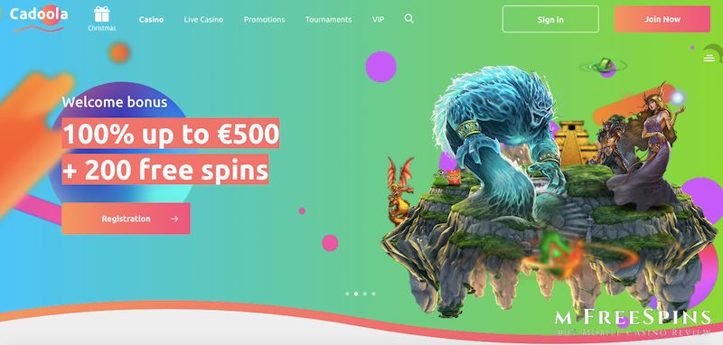 Cadoola Casino Free Spins Deposit on Jack and the Beanstalk