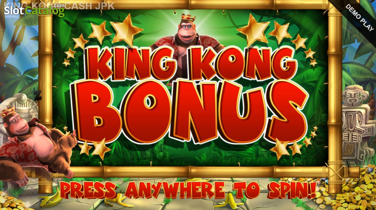 King Kong Cash Jackpot King Slot - Free Spins, No Deposit