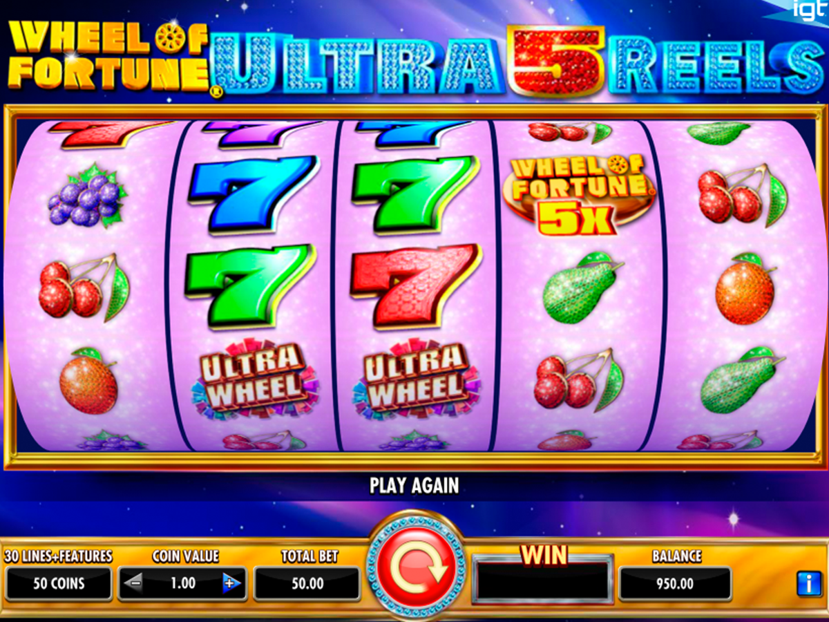 Wheel of Fortune: Ultra 5 Reels Slot Machine | Play Free Slots by IGT