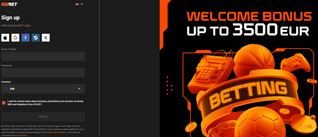 GGBet Betting India: GGBet Login & Sports/eSports to Bet On