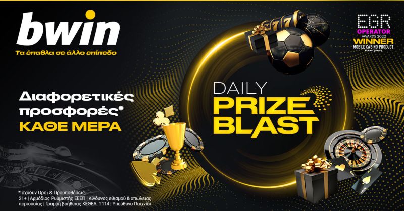Daily Prize Blast: Έκρηξη επάθλων στο Live Casino της bwin – Online ...