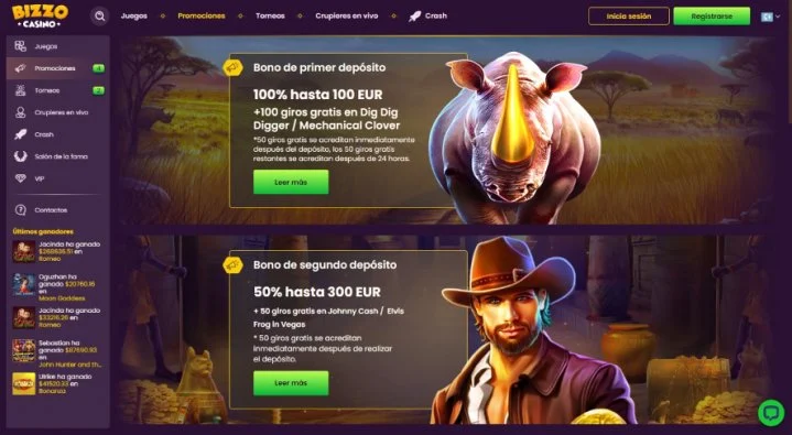 Bizzo Casino Nasz Kraj Zaloguj Się 6250 Pln Bonusu + 125 Ds