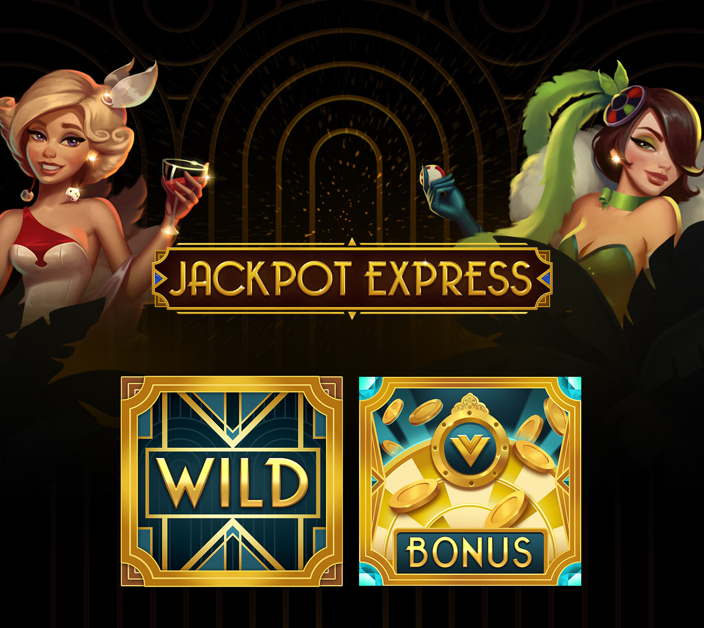 Jackpot Express | Slot game on Behance