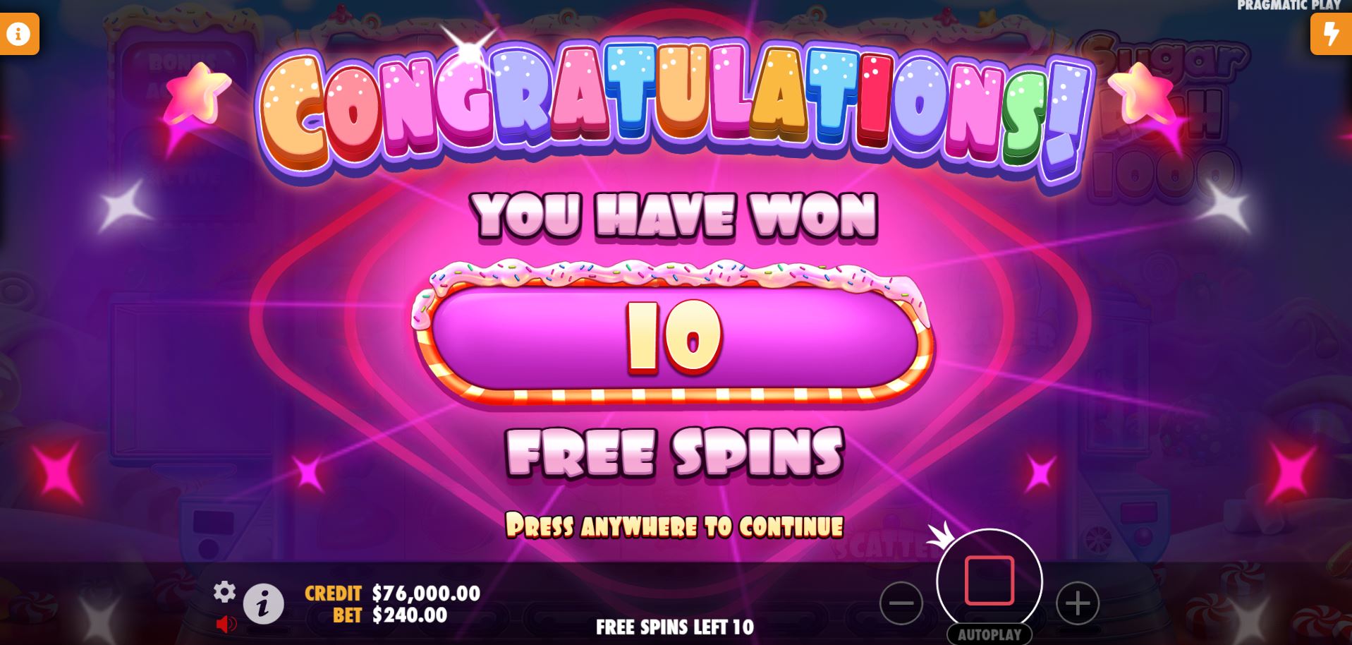 Play Sugar Rush 1000 Slot for Real Money and Win