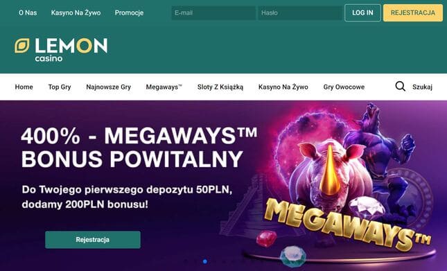 Lemon Casino Recenzja 2024 - 3000 ZŁ + 200 FS Bonus Powitalny!