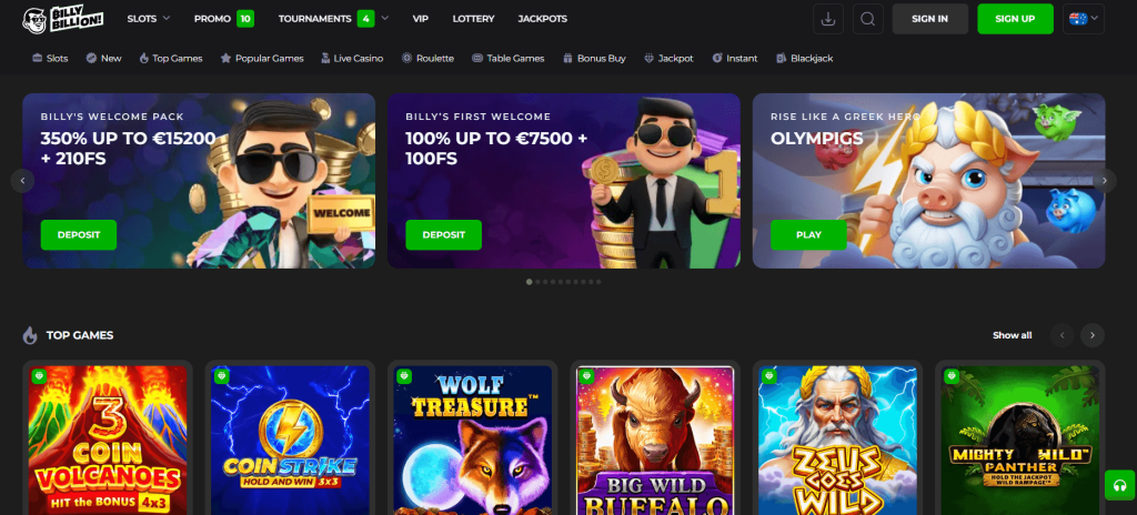 Billy Billion Casino Review 2025: Biggest Bonus in Australia?