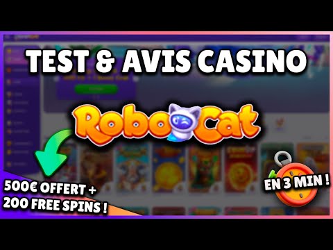 Jouez avec le Robocat Casino et profitez de bonus exceptionnels en ligne dès maintenant !