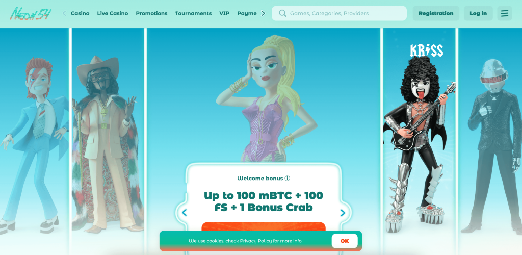 Neon54 Casino Ελλάδα ⇒ Είσοδος στο Neon54 Online Καζίνο Greece 2025