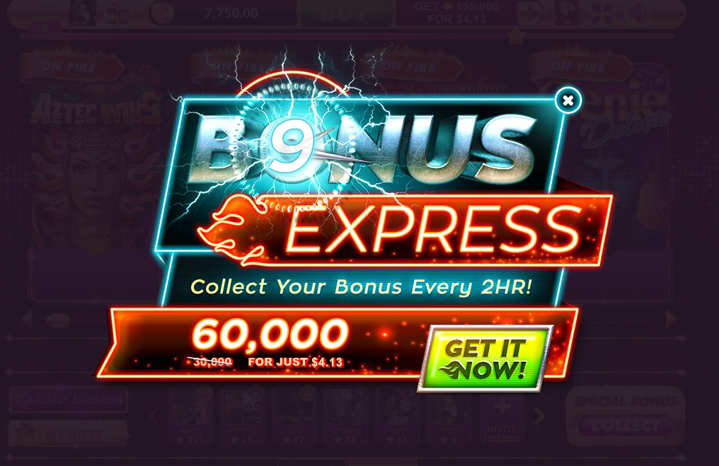 Slots Craze - Bonus Express promo Promotion Examples, Casino Promotion ...