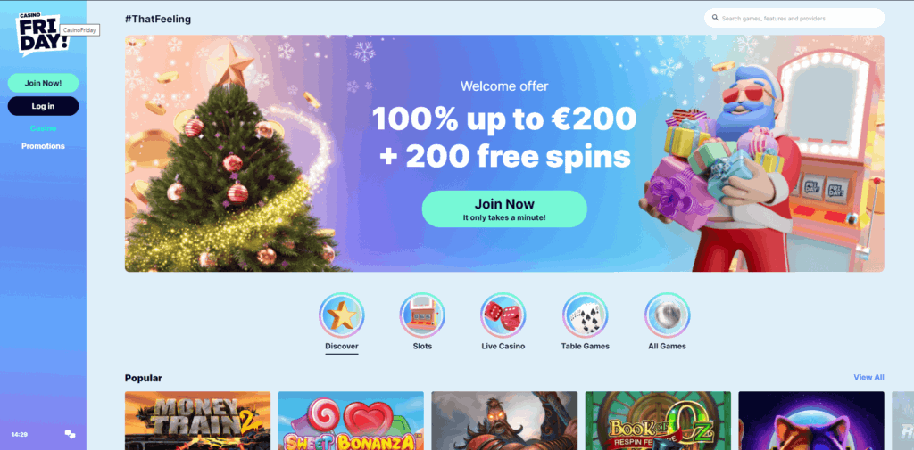 Casino Friday Review 2022 | 100% uo to 200€ + 700FS | Casino Bros