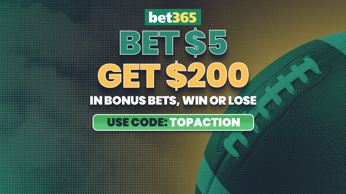 bet365 Bonus Code TOPACTION Offers $200 NFL Betting Bonus