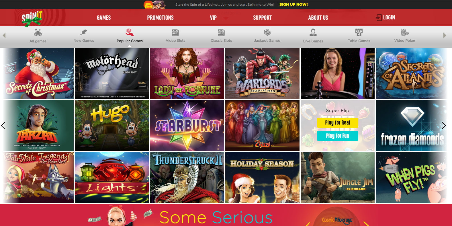 SpinIt Casino Review