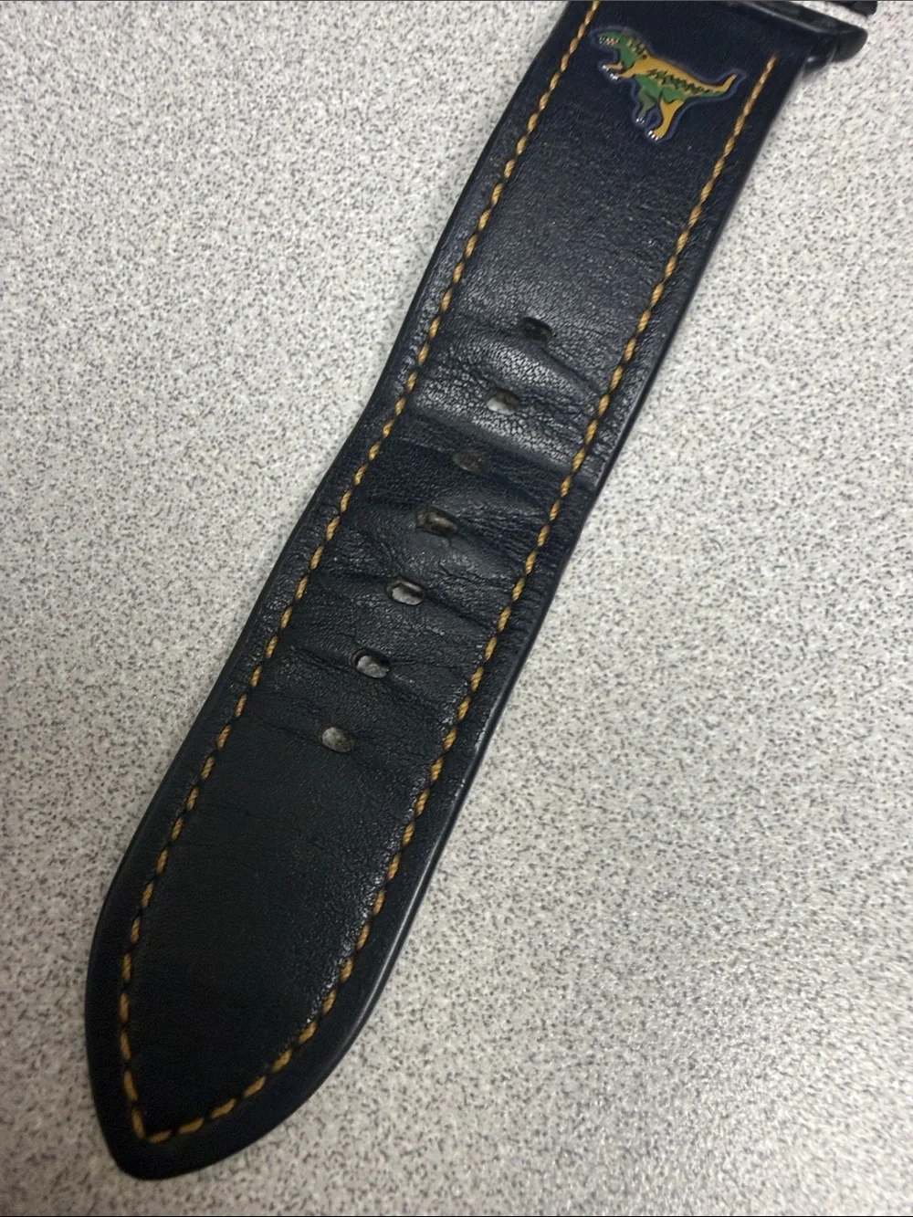 Coach leather watch