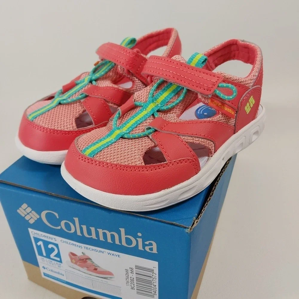 Columbia Toddler Girls‎ Techsun Wave Sandal size 12 Waterproof Shoes
