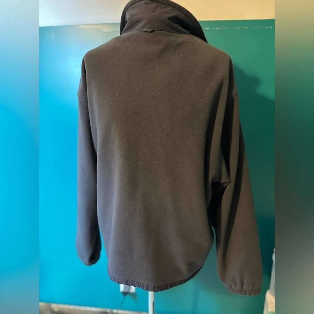 North End Men's Black Zip Up Jacket Sweater