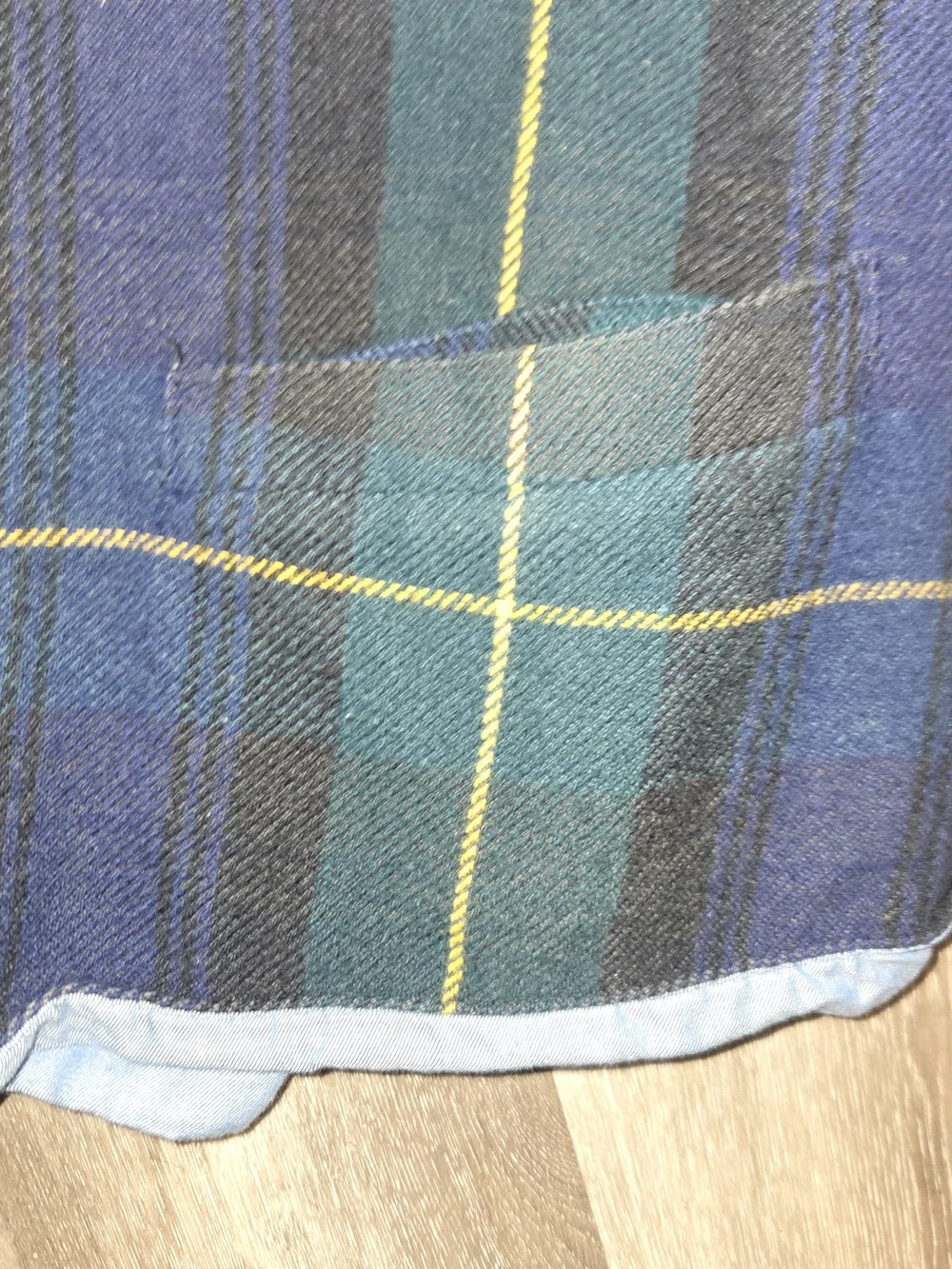 Vintage AKA Eddie Bauer Wool Tartan Plaid Pointed Vest Mens 2x Waistcoat USA 90s