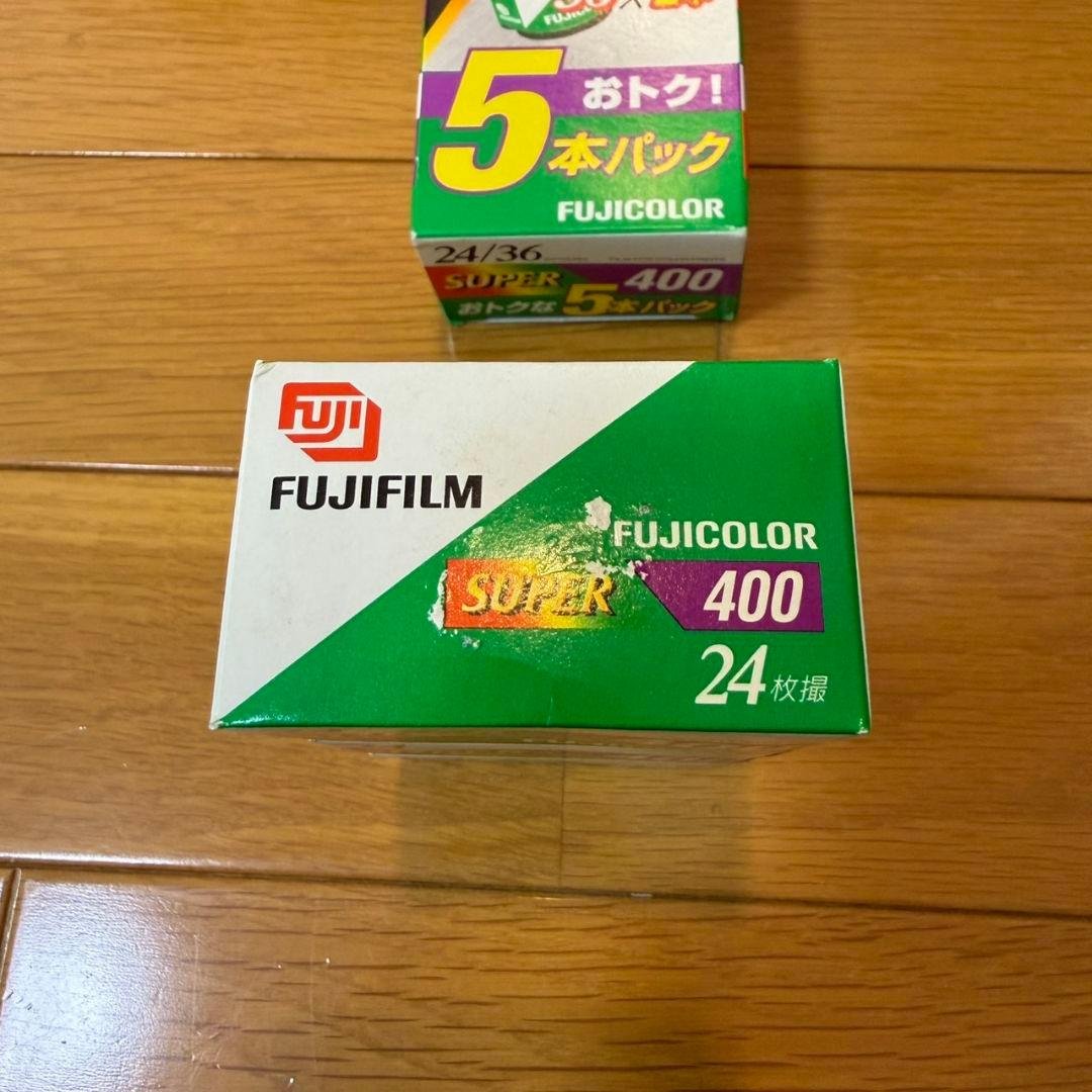 Expired Fujifilm SUPER400 24 Exposures 3-Pack
